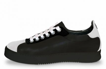 3alcubo Nikom sneakers de piel y ante para hombre y mujer. Zapatillas personalizadas blancas, negras y en color.